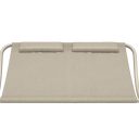Solsäng Dubbel - Venture Home Gordo 180x200 Beige med gungfunktion