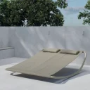 Solsäng Dubbel - Venture Home Gordo 180x200 Beige med gungfunktion