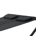 Solsäng Dubbel - Venture Home Gordo 180x200 Svart med gungfunktion