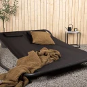 Solsäng Dubbel - Venture Home Gordo 180x200 Svart med gungfunktion