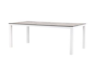 Rektangulärt Matbord Utomhus - Venture Home Llama 205x100 Vit/Grå