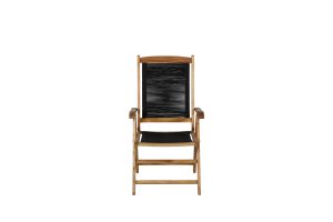 Positionsstol Utomhus - Venture Home Peter 2-pack Svart/Natur