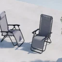 Solstol - Venture Home Vulcano 2-pack Grå/Svart