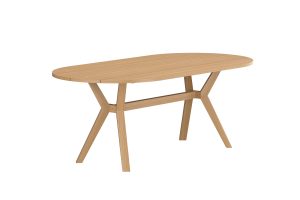 Ovalt Matbord Utomhus - Venture Home Kenya 200x100 Natur