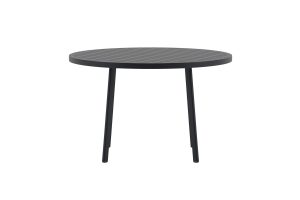 Runt Matbord Utomhus - Venture Home Giardini Ø120 Svart