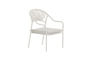Matstol Utomhus - Venture Home Paros Beige inkl. dyna