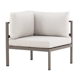 Hörndel Modulsoffa Utomhus - Venture Home Copacabana Brun/Beige inkl. dynor