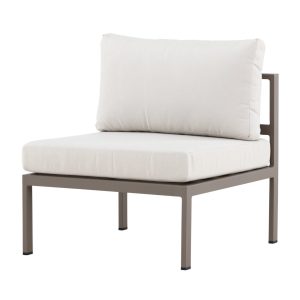 Mittdel Modulsoffa Utomhus - Venture Home Copacabana Brun/Beige inkl. dynor
