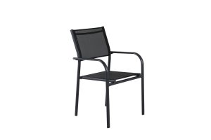 Karmstol Utomhus - Venture Home Santorini 2-pack Svart