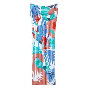 Badmadrass Bestway 183x69 cm Uppblåsbar Luftmadrass Flamingo