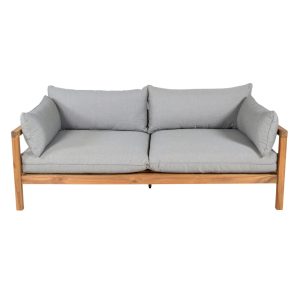 Loungesoffa 2-sits - Venture Home Marion Grå/Natur inkl. dynor
