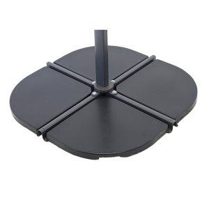 Parasollvikt  - Venture Home Leeds Granit 2-pack Svart