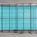 Pooltak Leia Premium 4x8 Antracit Dörr Vänster - Förmonterat