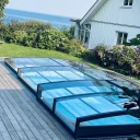 Pooltak Leia Premium 3x6 Antracit Dörr Höger - Förmonterat