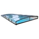 Pooltak Leia Standard 4,5x8,5 Antracit Dörr Höger - Förmonterat