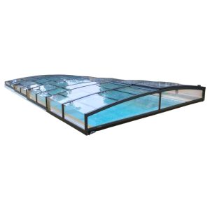 Pooltak Leia Standard 4,5x8,5 Antracit Dörr Höger - Förmonterat