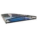 Pooltak Leia Standard 4,5x8,5 Antracit Dörr Höger - Förmonterat