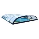 Pooltak Nova Comfort Standard 3,5x6,5 Antracit Dörr Vänster – Förmonterat