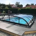 Pooltak Nova Comfort Standard 4,5x10,5 Antracit Dörr Vänster - Förmonterat