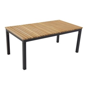 Soffbord Utomhus - Venture Home Brasilia 110x60 cm Svart/Natur