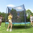 Studsmatta Bestway Xtreme Air med Skyddsnät Ø305x255 cm