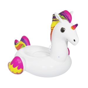Uppblåsbar Badleksak Bestway Ride-on Unicorn 155 cm
