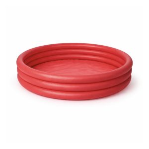 Uppblåsbar Barnpool Rund Bestway 122x25 cm Röd