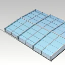 Pooltak Leia Compact 3x6 Antracit - Självmontering (Byggsats)