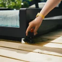 Pooltak Leia Compact 3x6 Antracit - Självmontering (Byggsats)