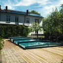 Pooltak Leia Compact 4x8 Antracit - Självmontering (Byggsats)