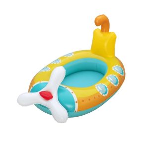 Uppblåsbar Badleksak Bestway Playa Pal Babybåt 108x65 cm Gul