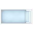 Glasfiberpool Gullberg & Jansson Aphrodite 800 3,8x8x1,5 m