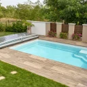 Glasfiberpool Gullberg & Jansson Atlantis 650 3,8x6,5x1,5 m