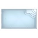 Glasfiberpool Gullberg & Jansson Atlantis 650 3,8x6,5x1,5 m