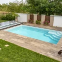 Glasfiberpool Gullberg & Jansson Atlantis 650 3,8x6,5x1,5 m