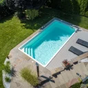 Glasfiberpool Gullberg & Jansson Aurora 750 L 3,8x7,5x1,5 m