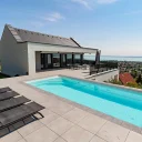 Glasfiberpool Gullberg & Jansson Aurora 750 L 3,8x7,5x1,5 m