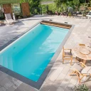 Glasfiberpool Gullberg & Jansson Aurora 750 L 3,8x7,5x1,5 m