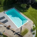 Glasfiberpool Gullberg & Jansson Aurora 750 R 3,8x7,5x1,5 m