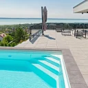 Glasfiberpool Gullberg & Jansson Aurora 750 R 3,8x7,5x1,5 m
