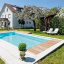 Glasfiberpool Gullberg & Jansson Aurora 750 R 3,8x7,5x1,5 m