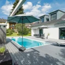 Glasfiberpool Gullberg & Jansson Aurora 750 R 3,8x7,5x1,5 m