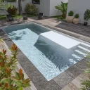 Glasfiberpool Gullberg & Jansson Avalon 760 3,8x7,64x1,5 m