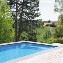 Glasfiberpool Gullberg & Jansson Erato 800 3,8x8x1,5 m