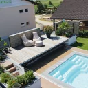 Glasfiberpool Gullberg & Jansson Erato 800 3,8x8x1,5 m