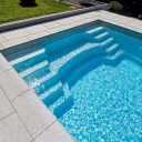 Glasfiberpool Gullberg & Jansson Erato 800 3,8x8x1,5 m
