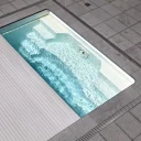 Glasfiberpool Gullberg & Jansson Erato 800 3,8x8x1,5 m