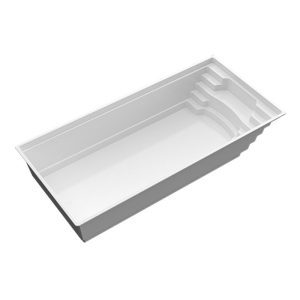 Glasfiberpool Gullberg & Jansson Erato 800 3,8x8x1,5 m