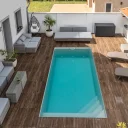 Glasfiberpool Gullberg & Jansson Family 560 2,7x5,6x1,4 m