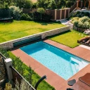 Glasfiberpool Gullberg & Jansson Kleio 750 3,8x7,5x1,5 m